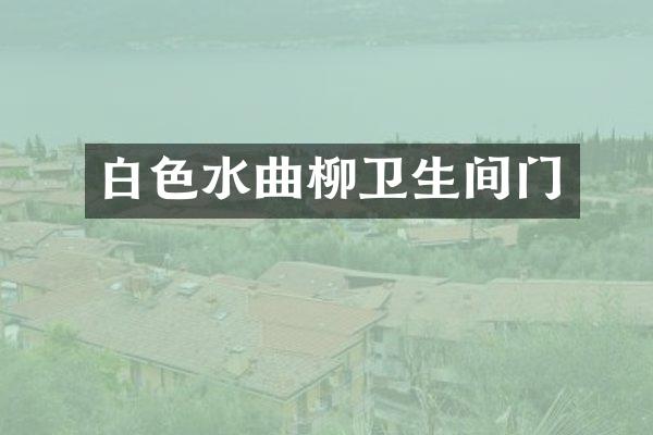 白色水曲柳卫生间门