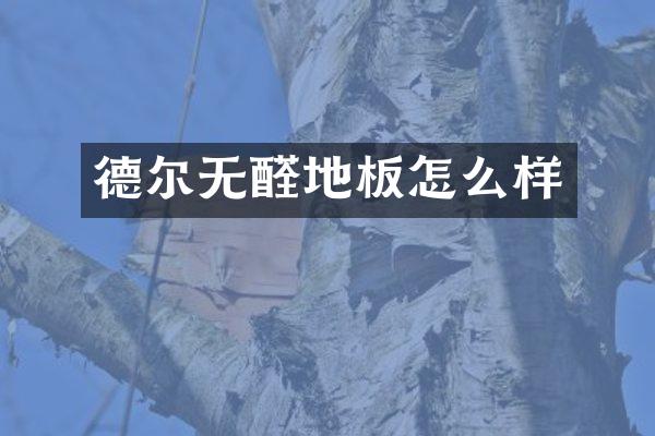 德尔无醛地板怎么样