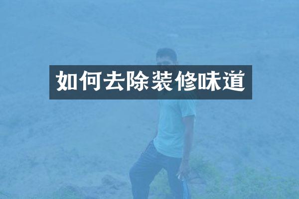 如何去除装修味道