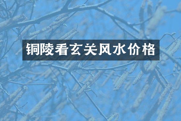 铜陵看玄关风水价格