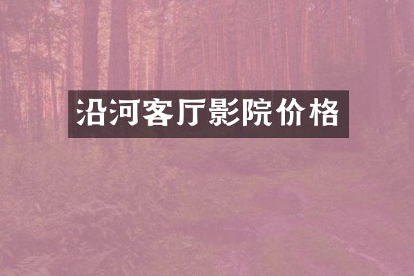 沿河客厅影院价格