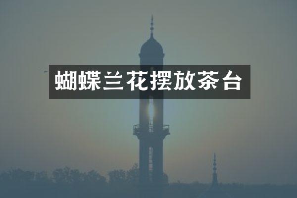 蝴蝶兰花摆放茶台