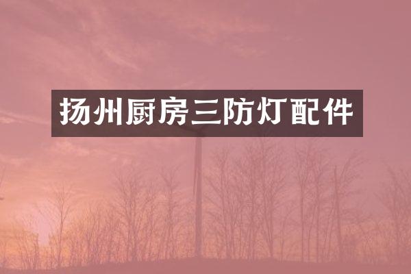 扬州厨房三防灯配件