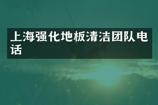 上海强化地板清洁团队电话