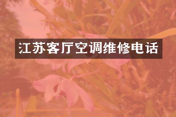 江苏客厅空调维修电话