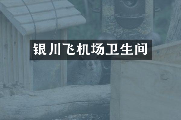银川飞机场卫生间
