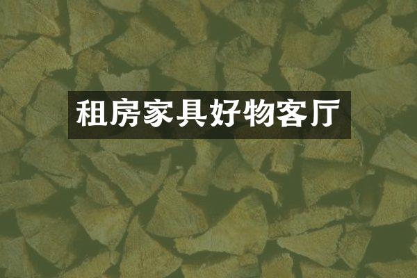 租房家具好物客厅