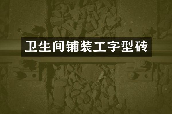 卫生间铺装工字型砖