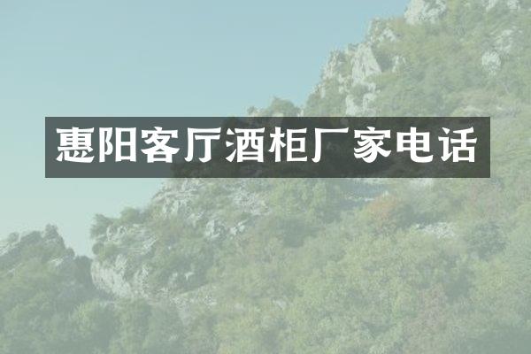 惠阳客厅酒柜厂家电话