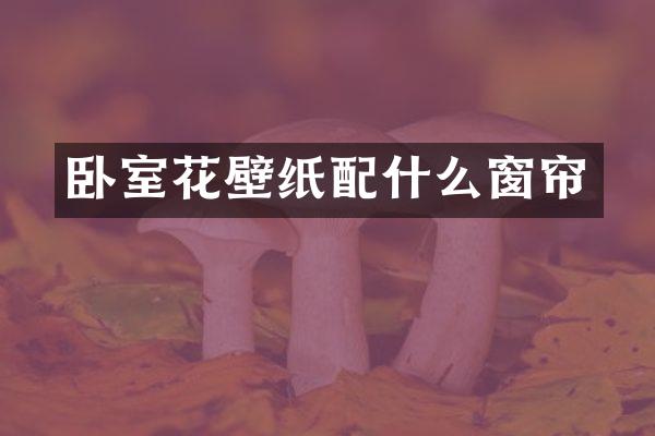 卧室花壁纸配什么窗帘