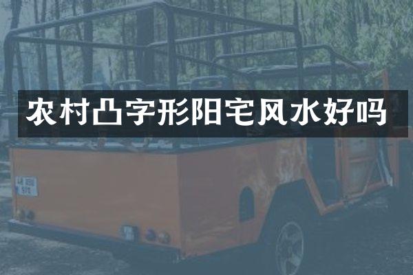 农村凸字形阳宅风水好吗