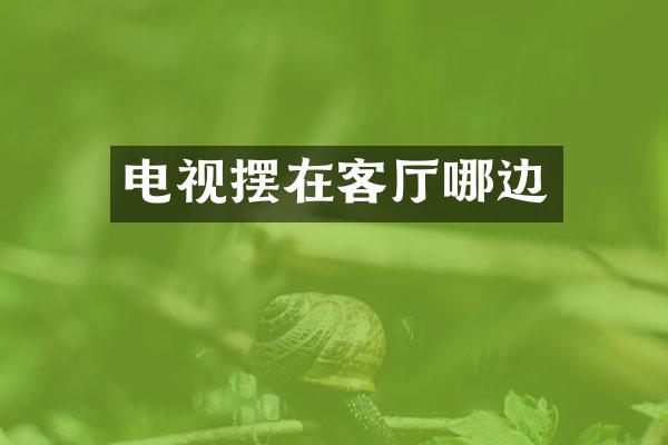 电视摆在客厅哪边