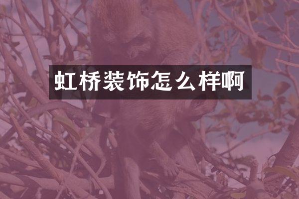 虹桥装饰怎么样啊