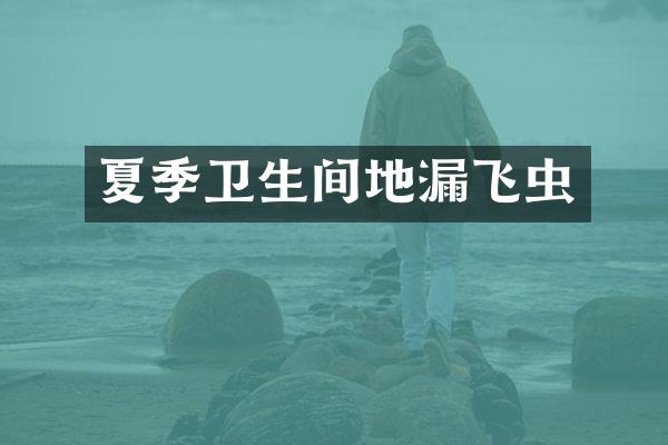 夏季卫生间地漏飞虫