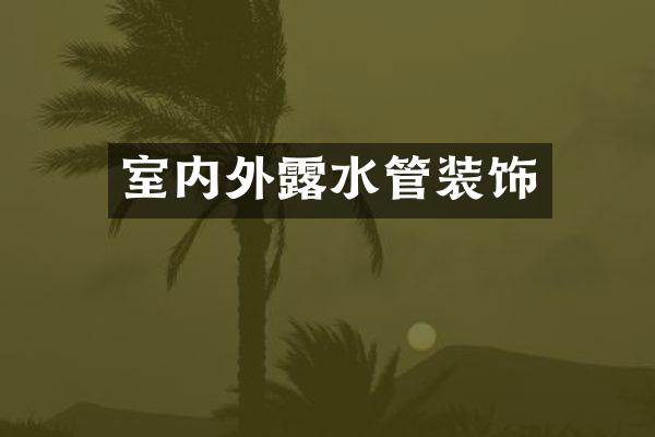 室内外露水管装饰