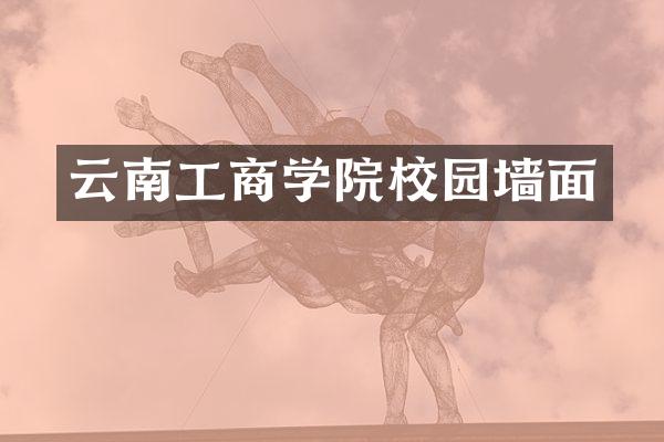 云南工商学院校园墙面
