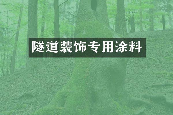 隧道装饰专用涂料