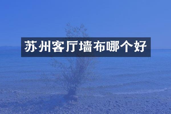苏州客厅墙布哪个好