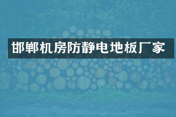 邯郸机房防静电地板厂家