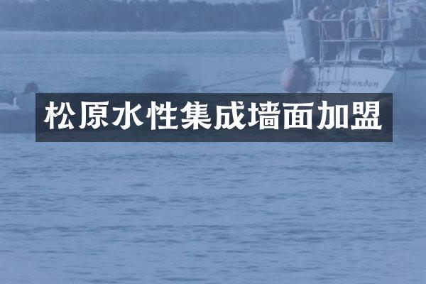 松原水性集成墙面加盟