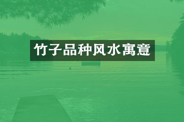 竹子品种风水寓意
