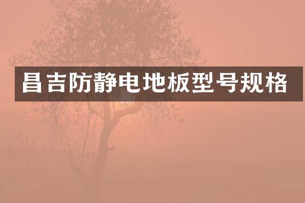昌吉防静电地板型号规格