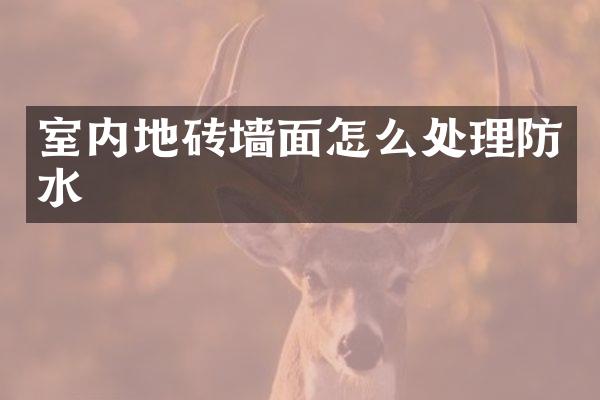 室内地砖墙面怎么处理防水