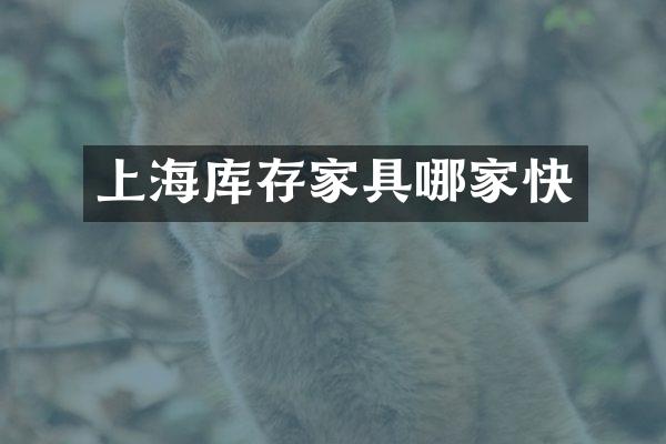 上海库存家具哪家快