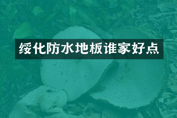 绥化防水地板谁家好点
