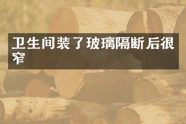 卫生间装了玻璃隔断后很窄