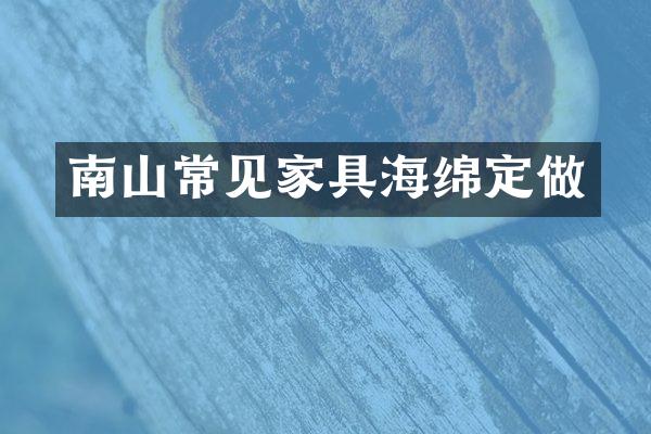 南山常见家具海绵定做