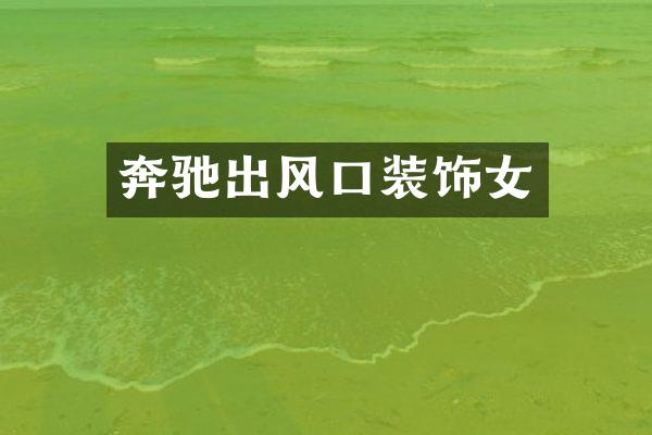奔驰出风口装饰女