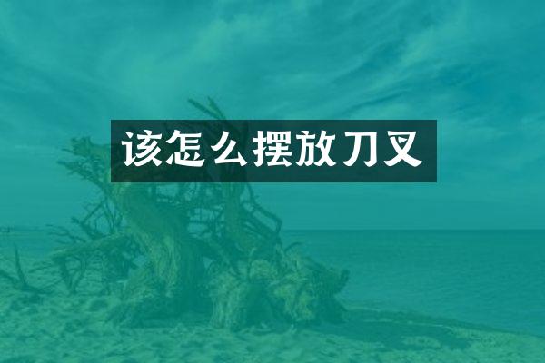 该怎么摆放刀叉