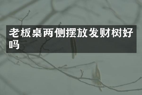 老板桌两侧摆放发财树好吗