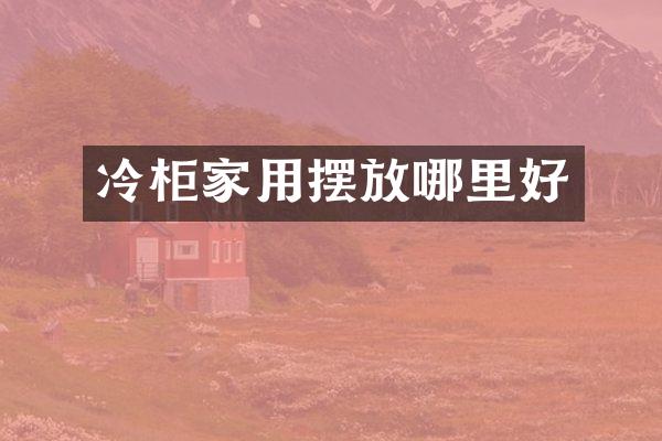 冷柜家用摆放哪里好
