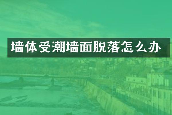 墙体受潮墙面脱落怎么办