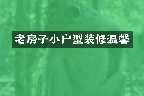老房子小户型装修温馨