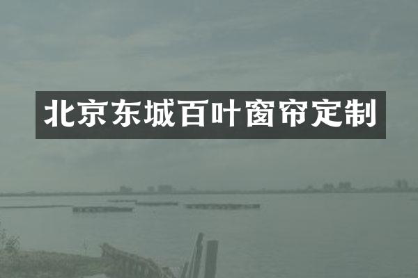 北京东城百叶窗帘定制