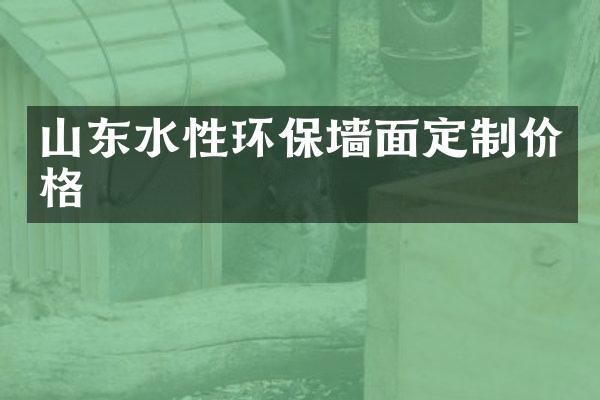 山东水性环保墙面定制价格