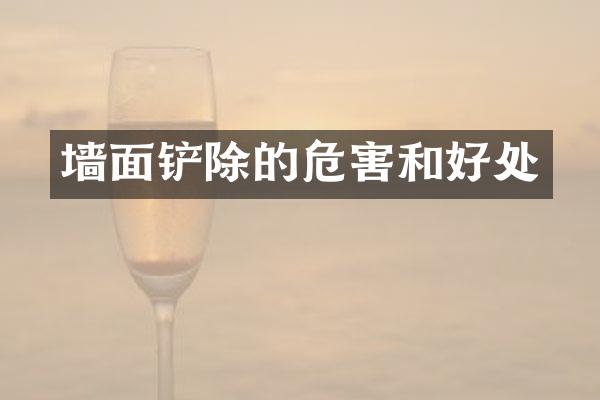 墙面铲除的危害和好处