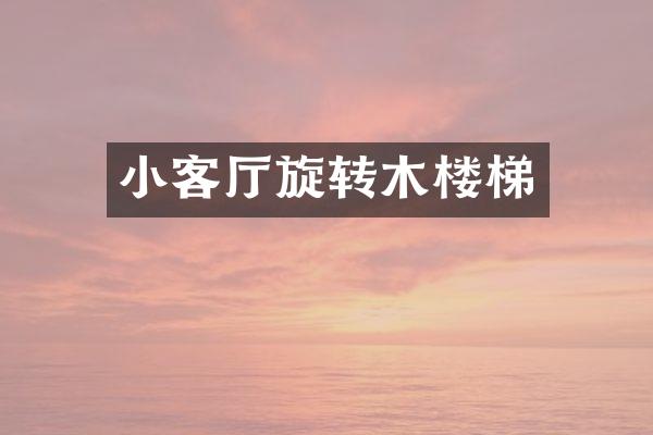小客厅旋转木楼梯