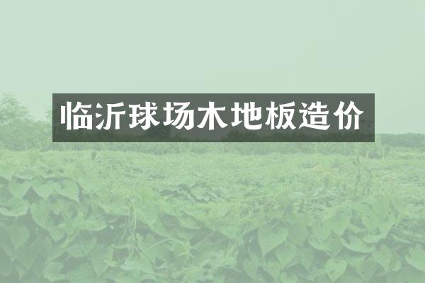 临沂球场木地板造价