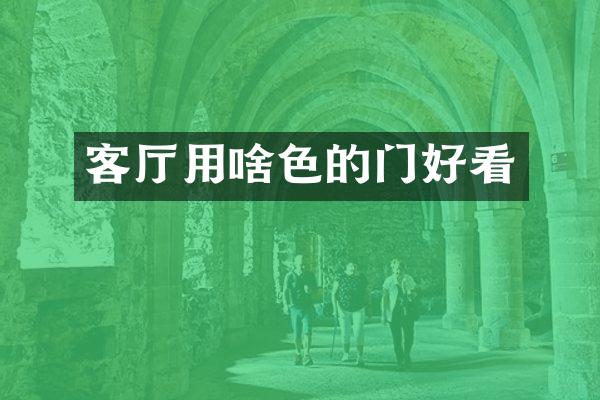 客厅用啥色的门好看