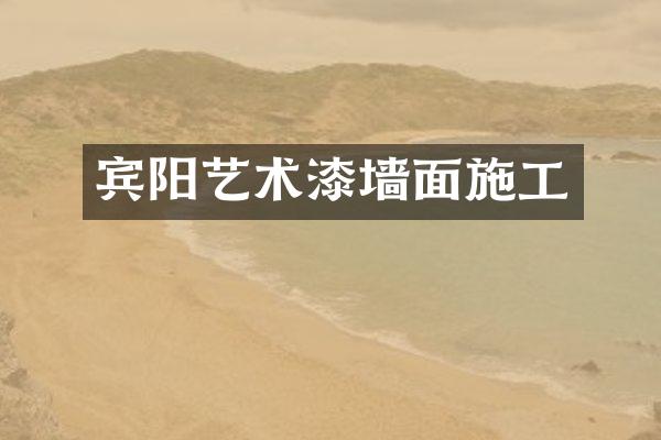 宾阳艺术漆墙面施工