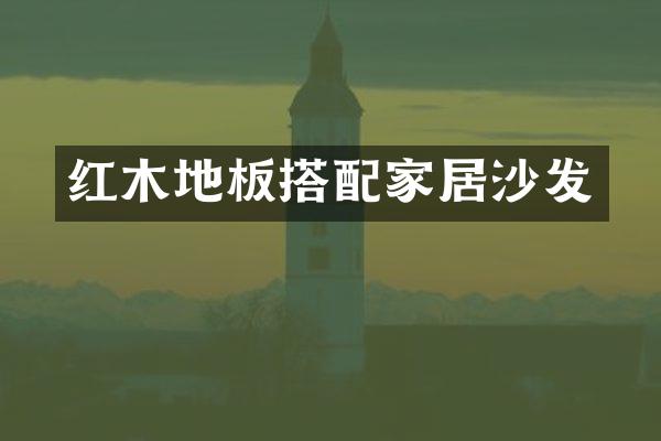红木地板搭配家居沙发