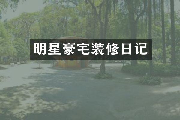 明星豪宅装修日记