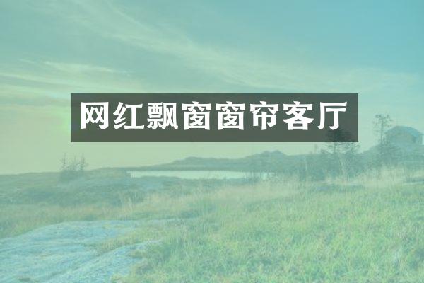 网红飘窗窗帘客厅