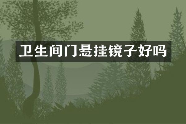 卫生间门悬挂镜子好吗