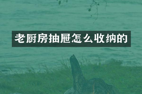 老厨房抽屉怎么收纳的