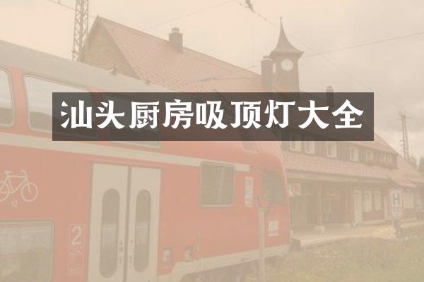 汕头厨房吸顶灯大全